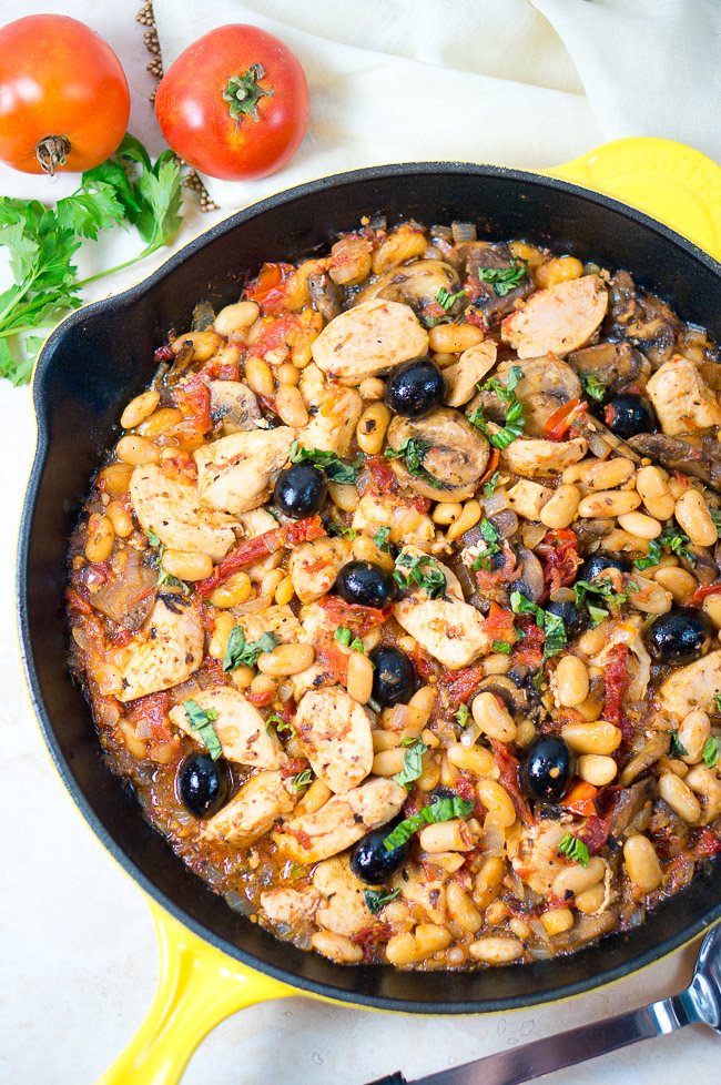 One Skillet Tuscan Chicken