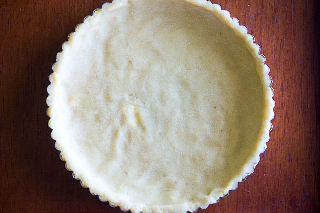 Almond Cherry Crumble Tart