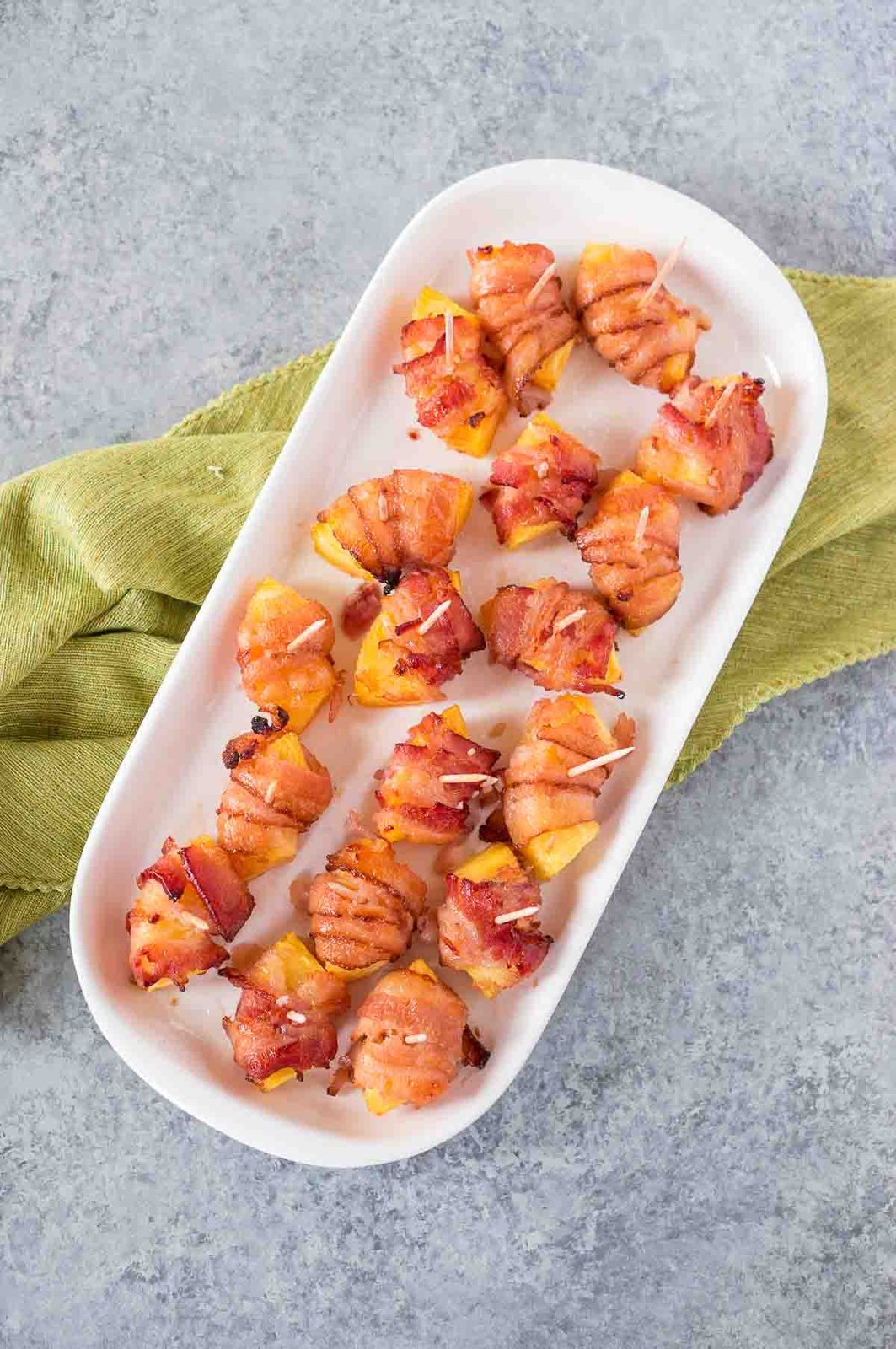 bacon pineapple bites