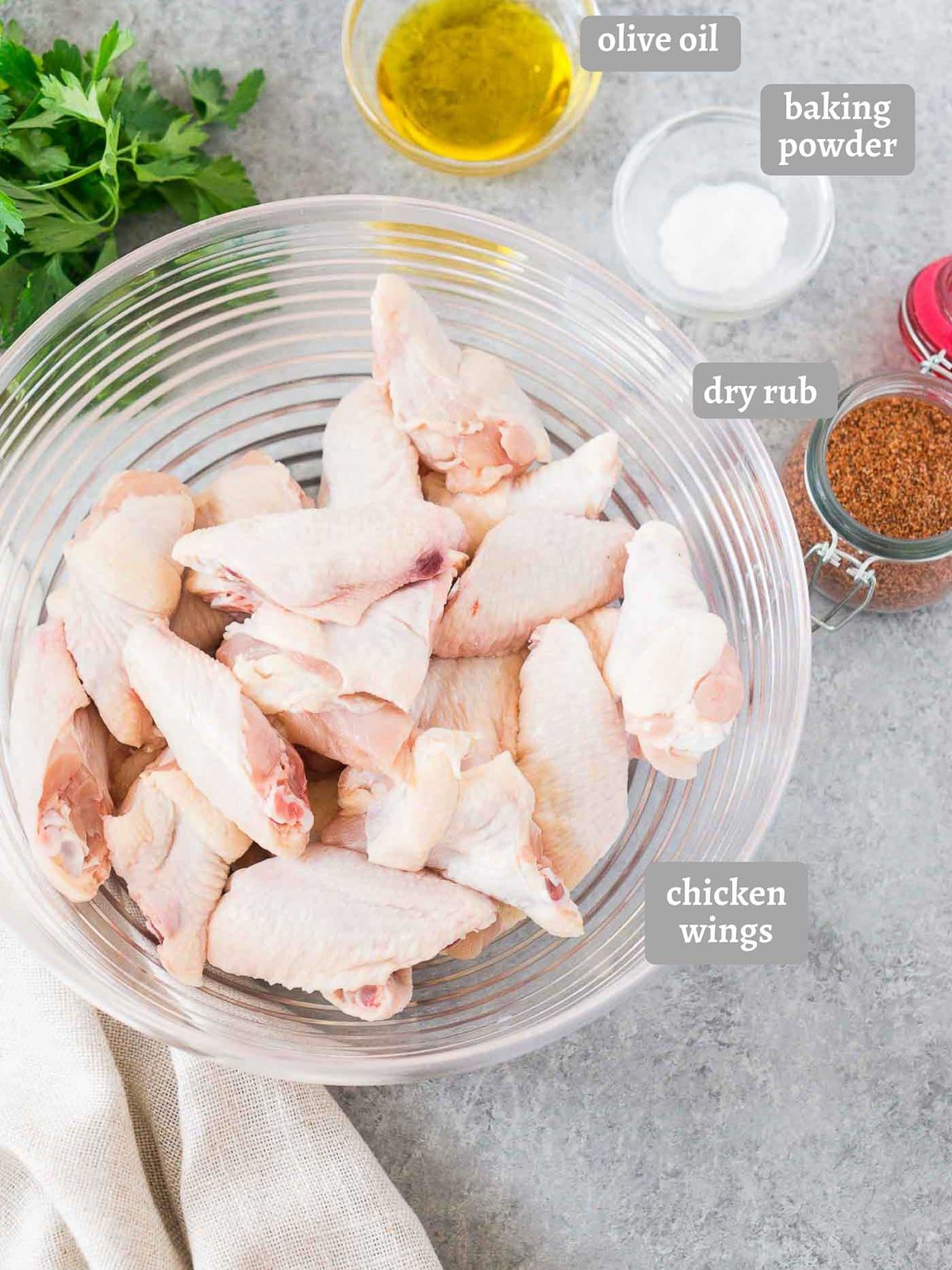 chicken wings ingredients