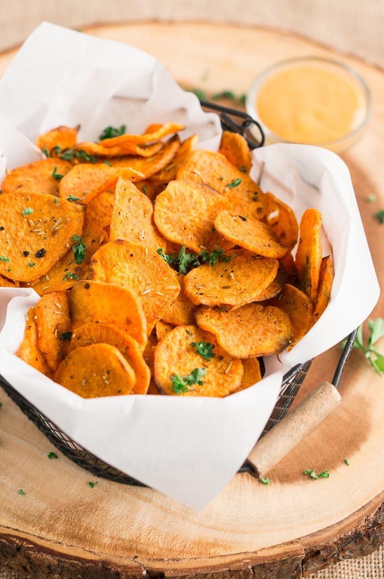 Baked Sweet Potato Chips