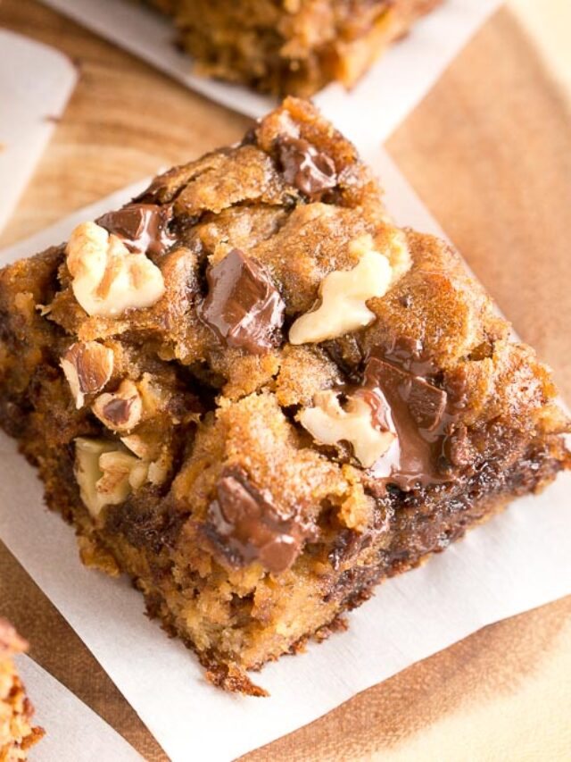 Banana Walnut Brownies