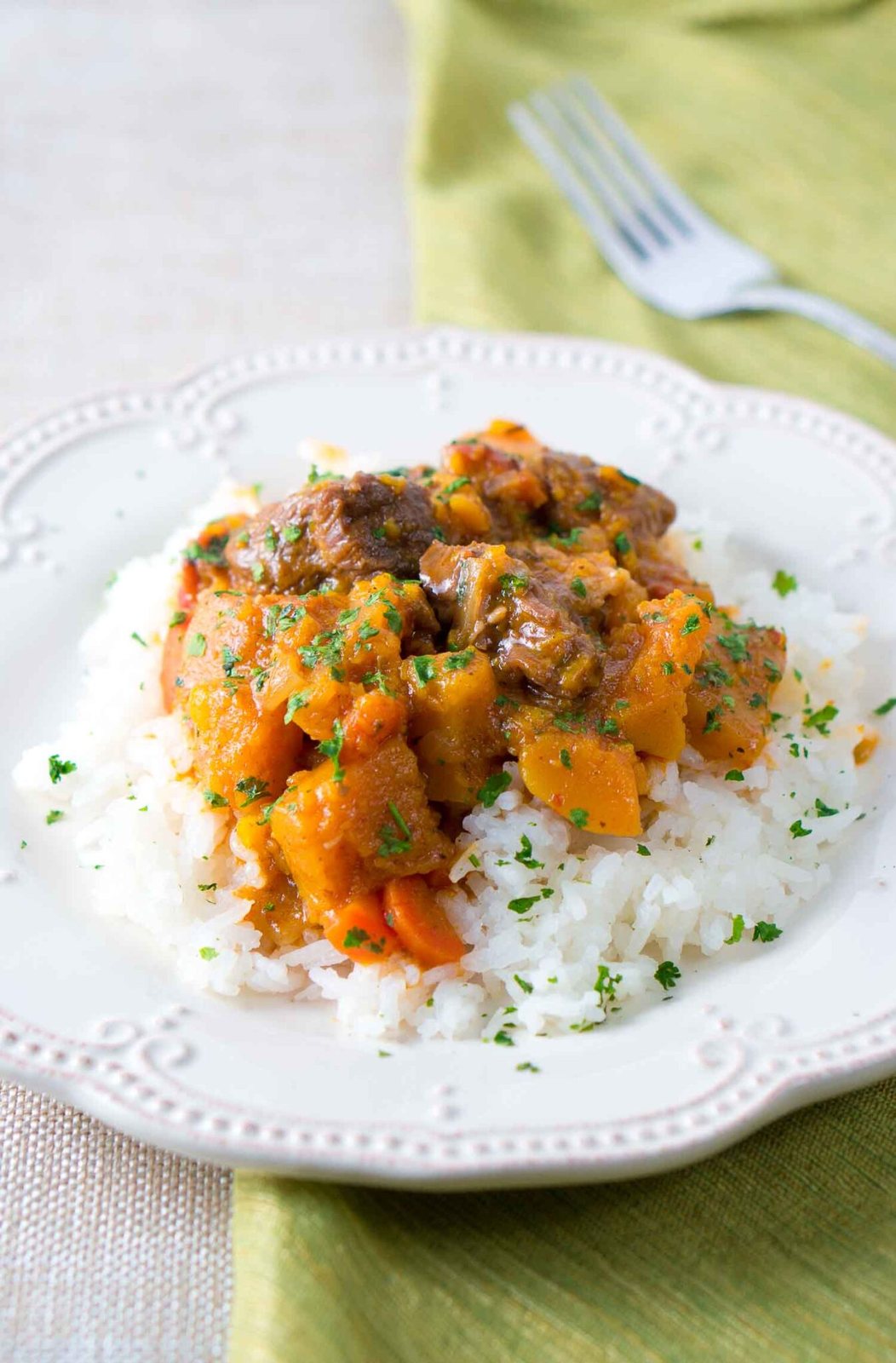 Instant Pot Beef and Butternut Squash Stew