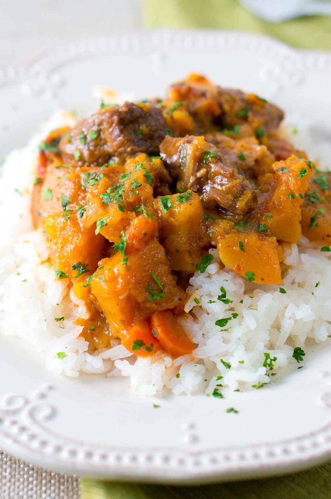 Beef and Butternut Squash Stew