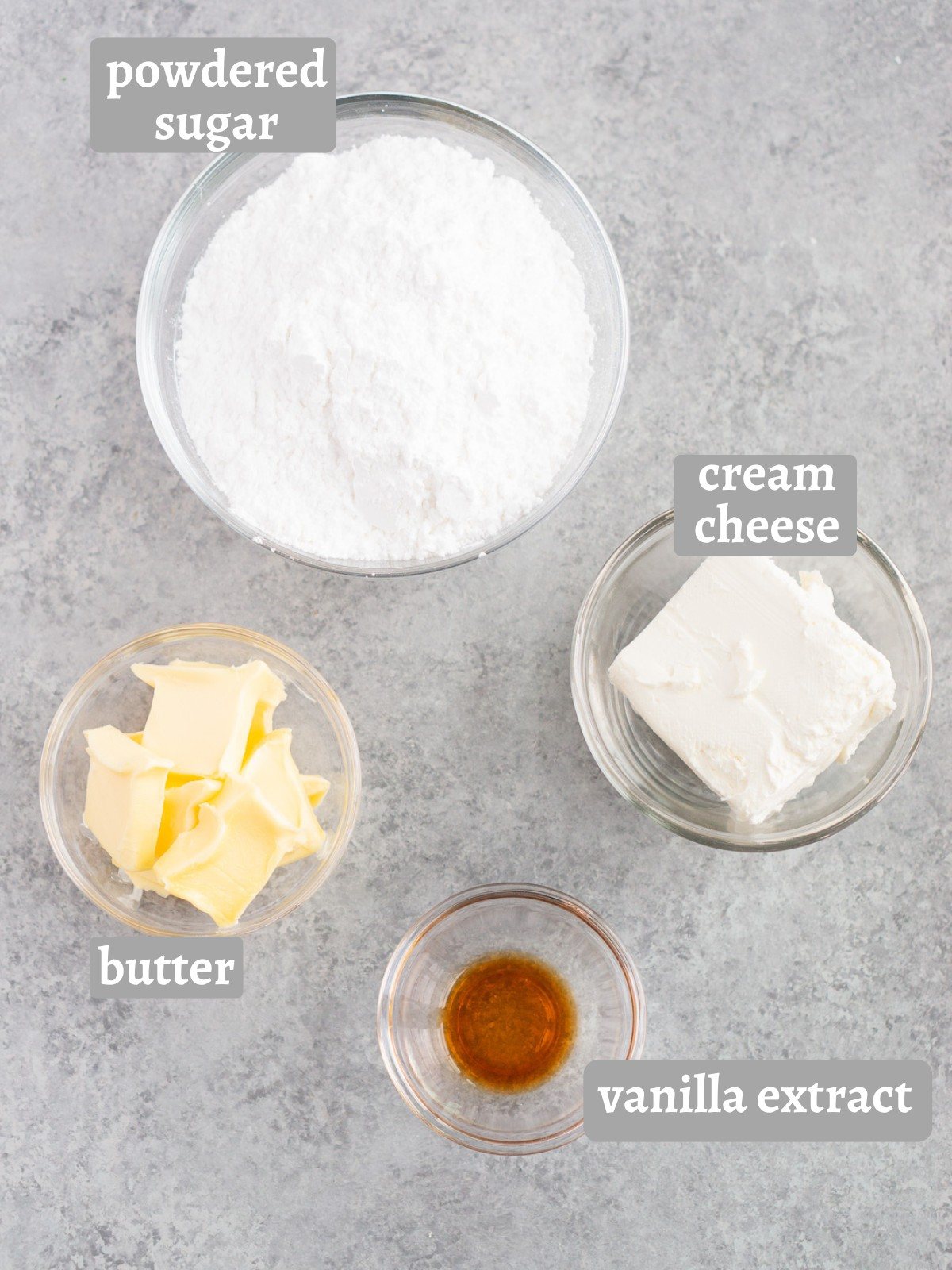 cream cheese frosting ingredients