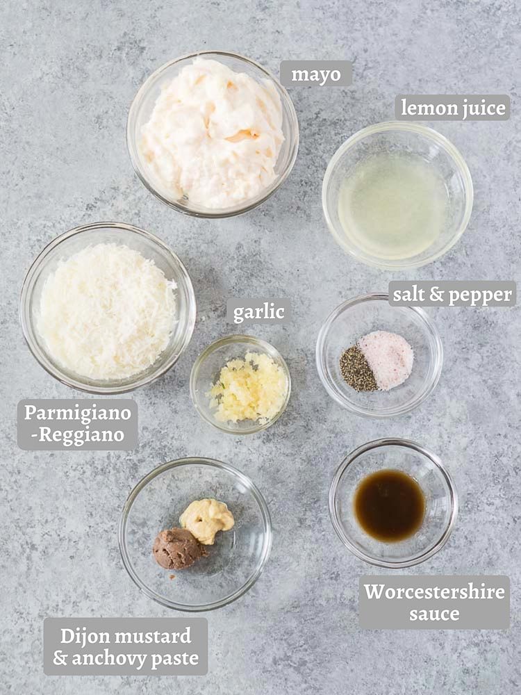 Caesar dressing ingredients