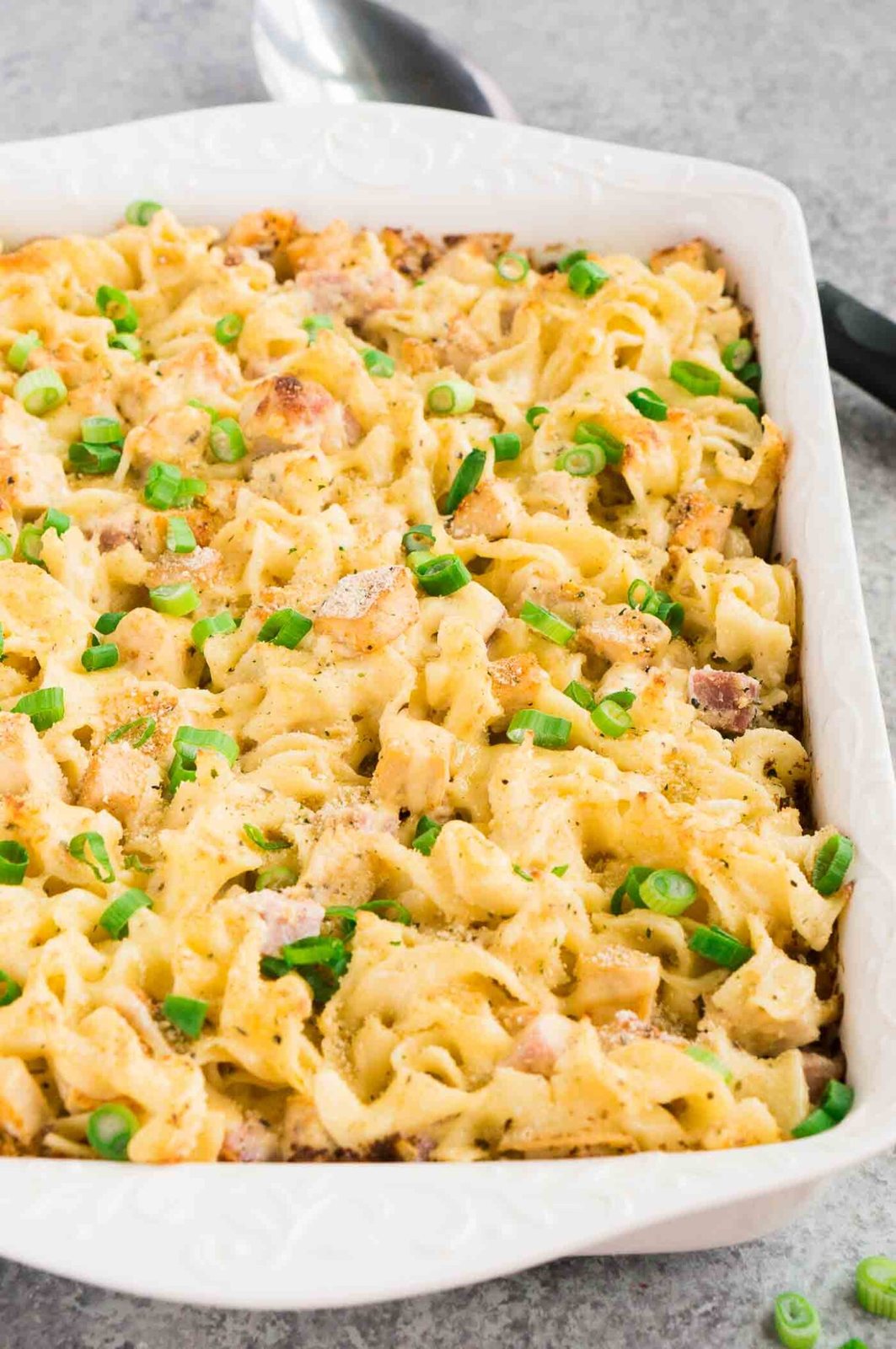 cordon bleu bake with pasta