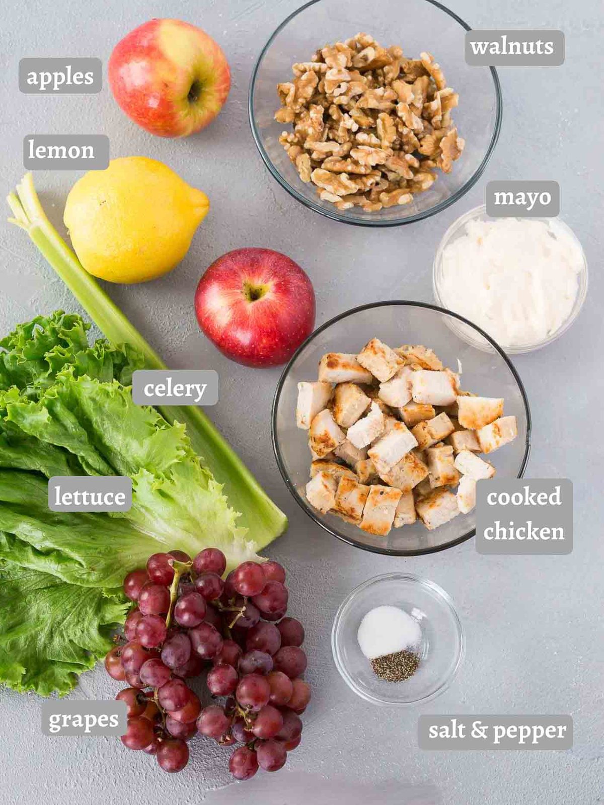 chicken waldorf salad ingredients
