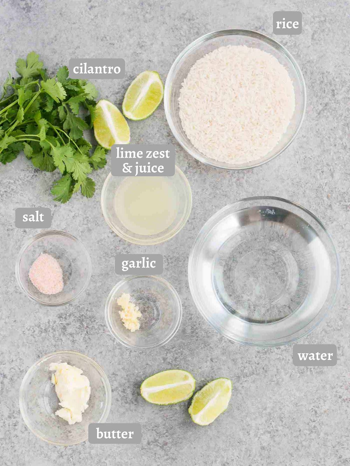 cilantro lime rice ingredients
