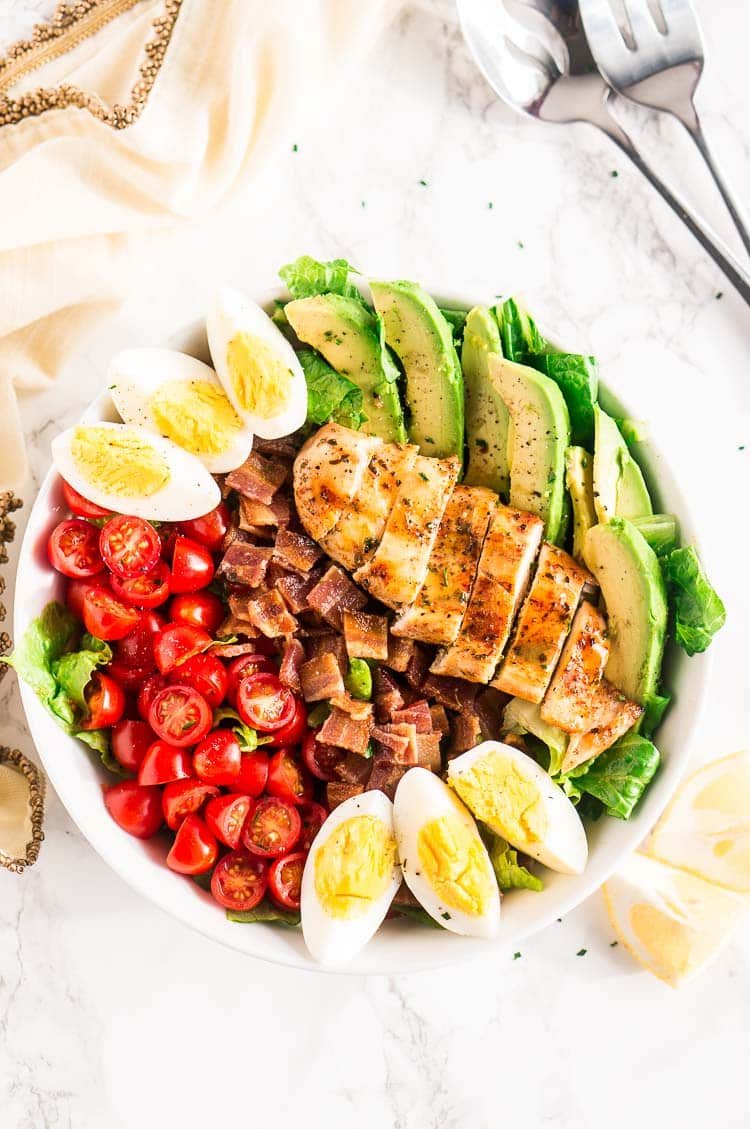 summer salad served in a bowl