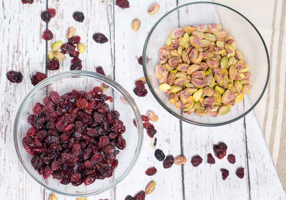 cranberry pistachio chocolate bark