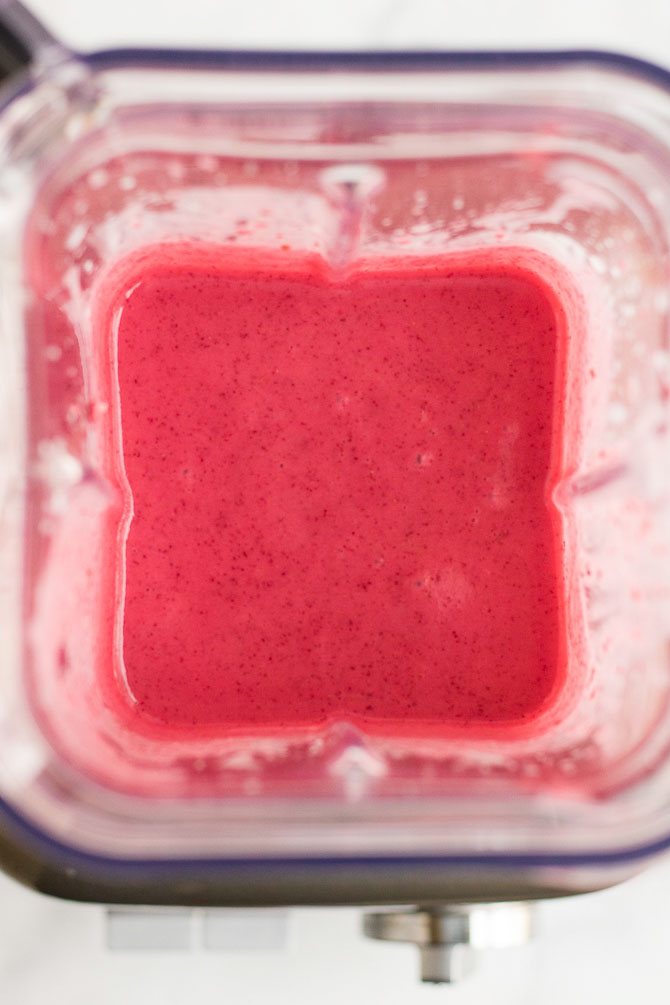 smoothie in blender