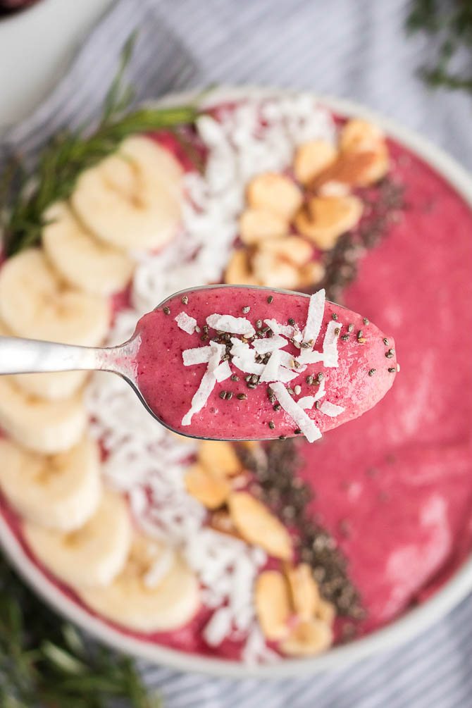 freezer smoothie bowl