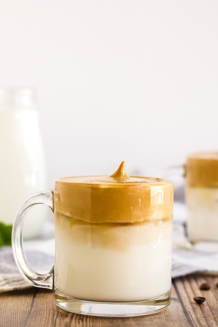 mug of whipped coffee