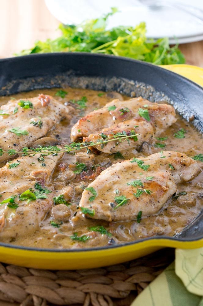Easy Creamy Chicken Marsala