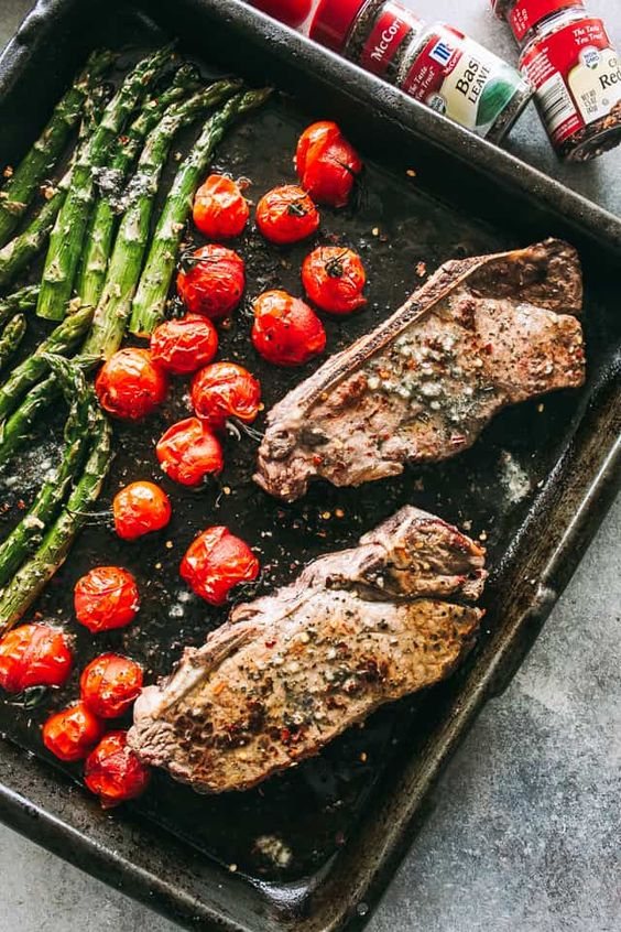 Sheet Pan Steak and Vegetables recipe