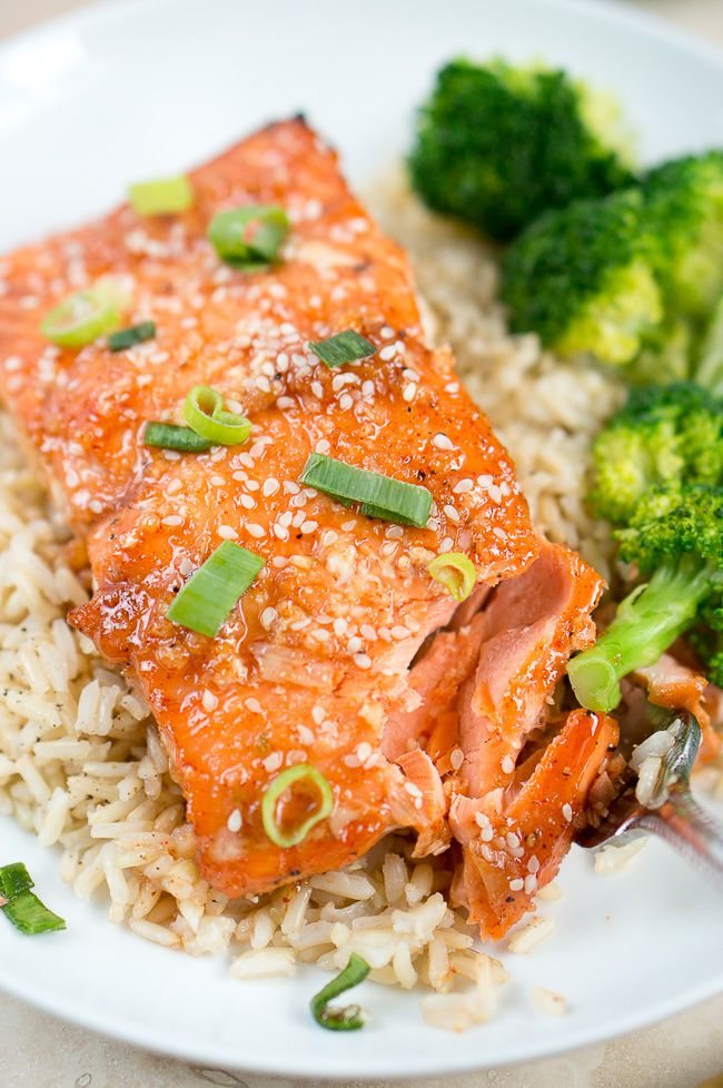 Honey Sriracha Salmon - meal prep recipe