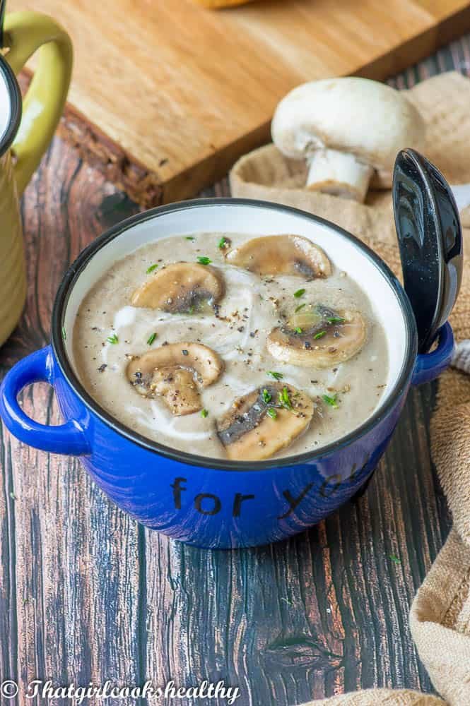 vegan mushroom soup