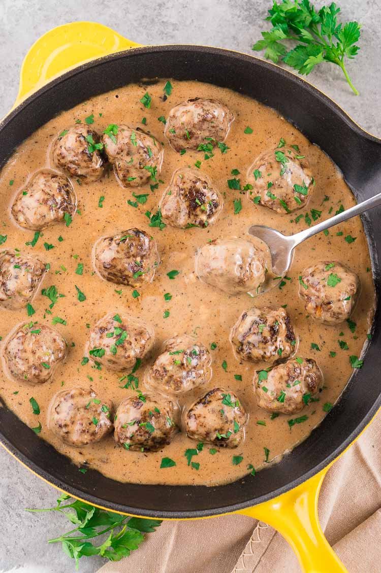 Swedish Meatballs with Lingonberry Jam