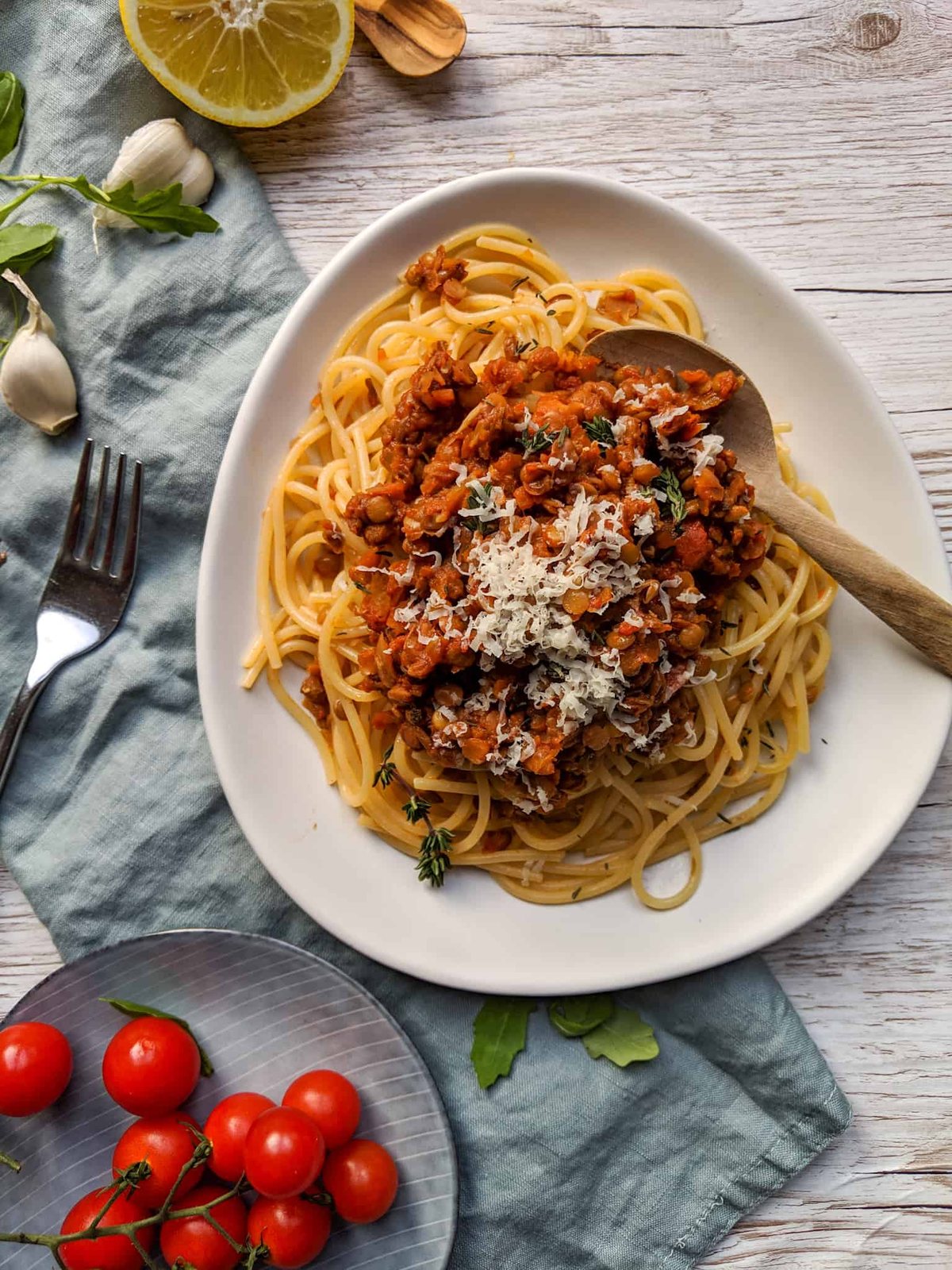 Lentil Spaghetti Bolognese - Meal Prep