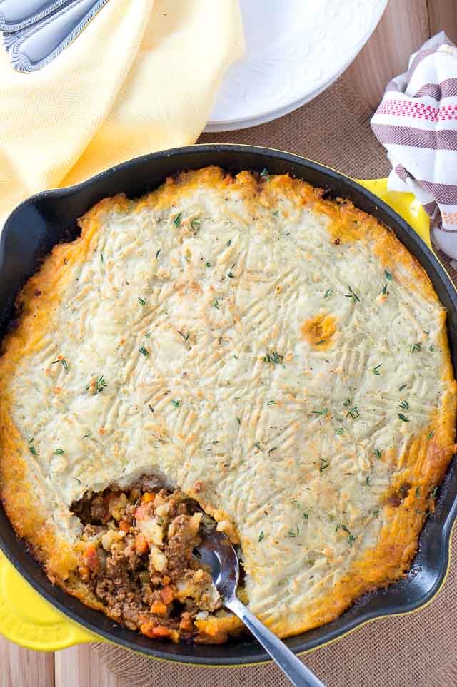 Easy Skillet Shepherd's Pie