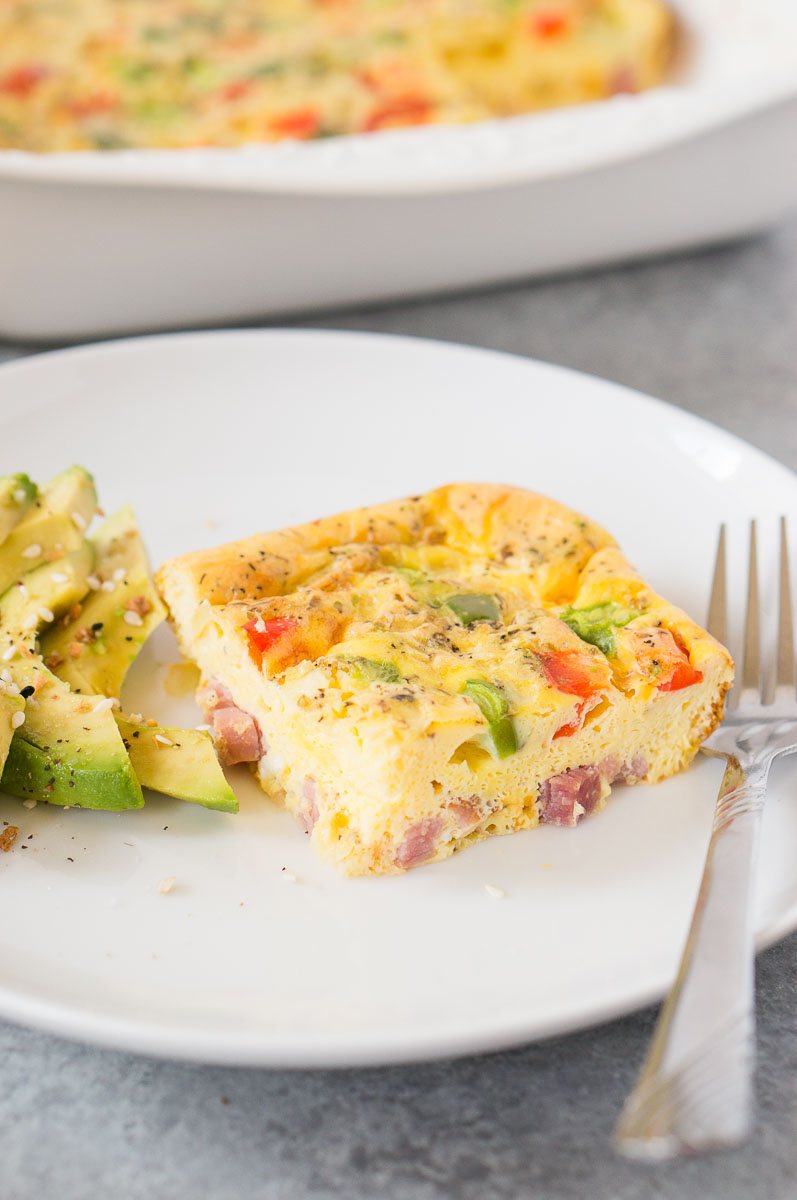 healthy crustless egg casserole for breakfast