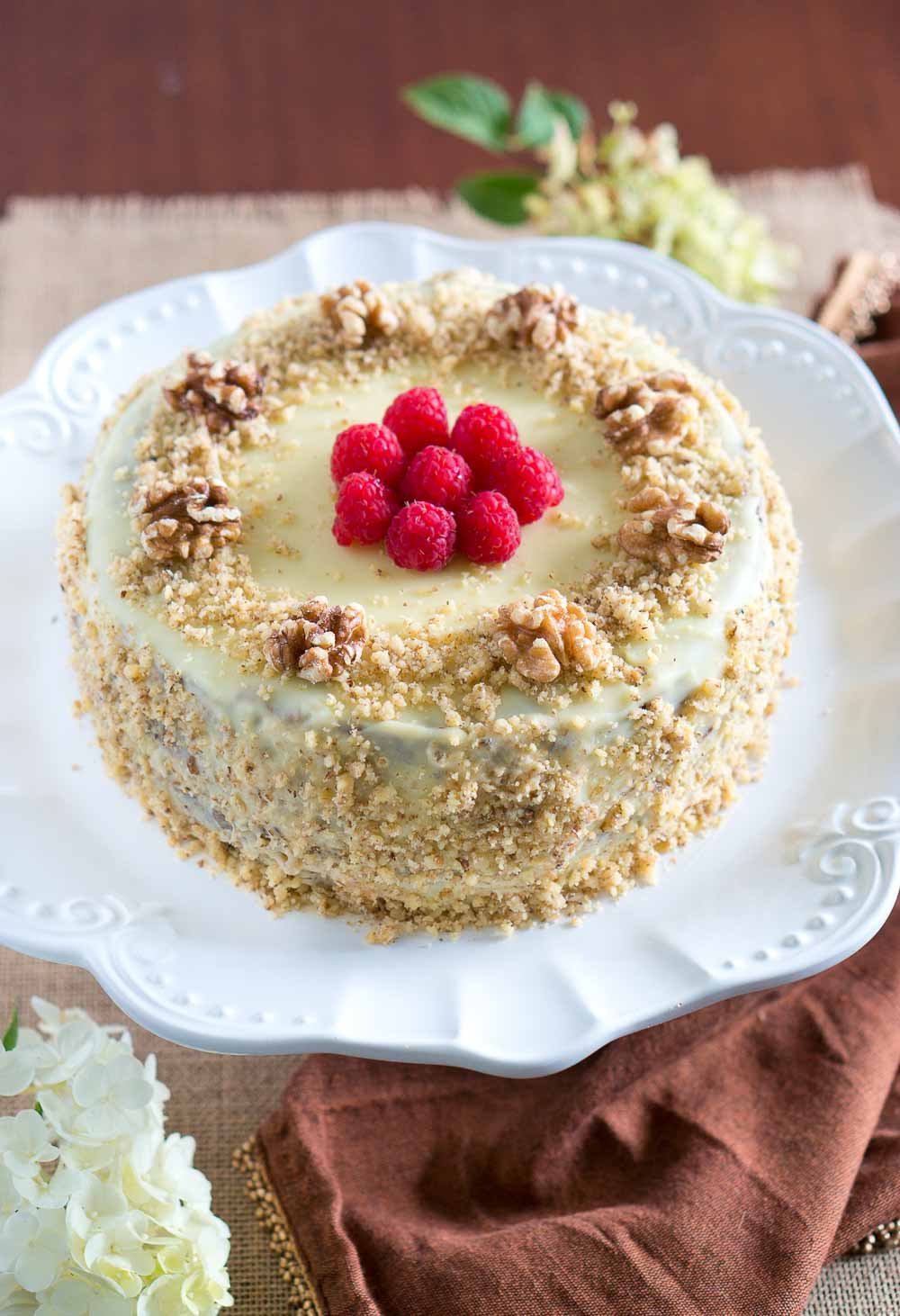 Flourless Walnut Chocolate Cake