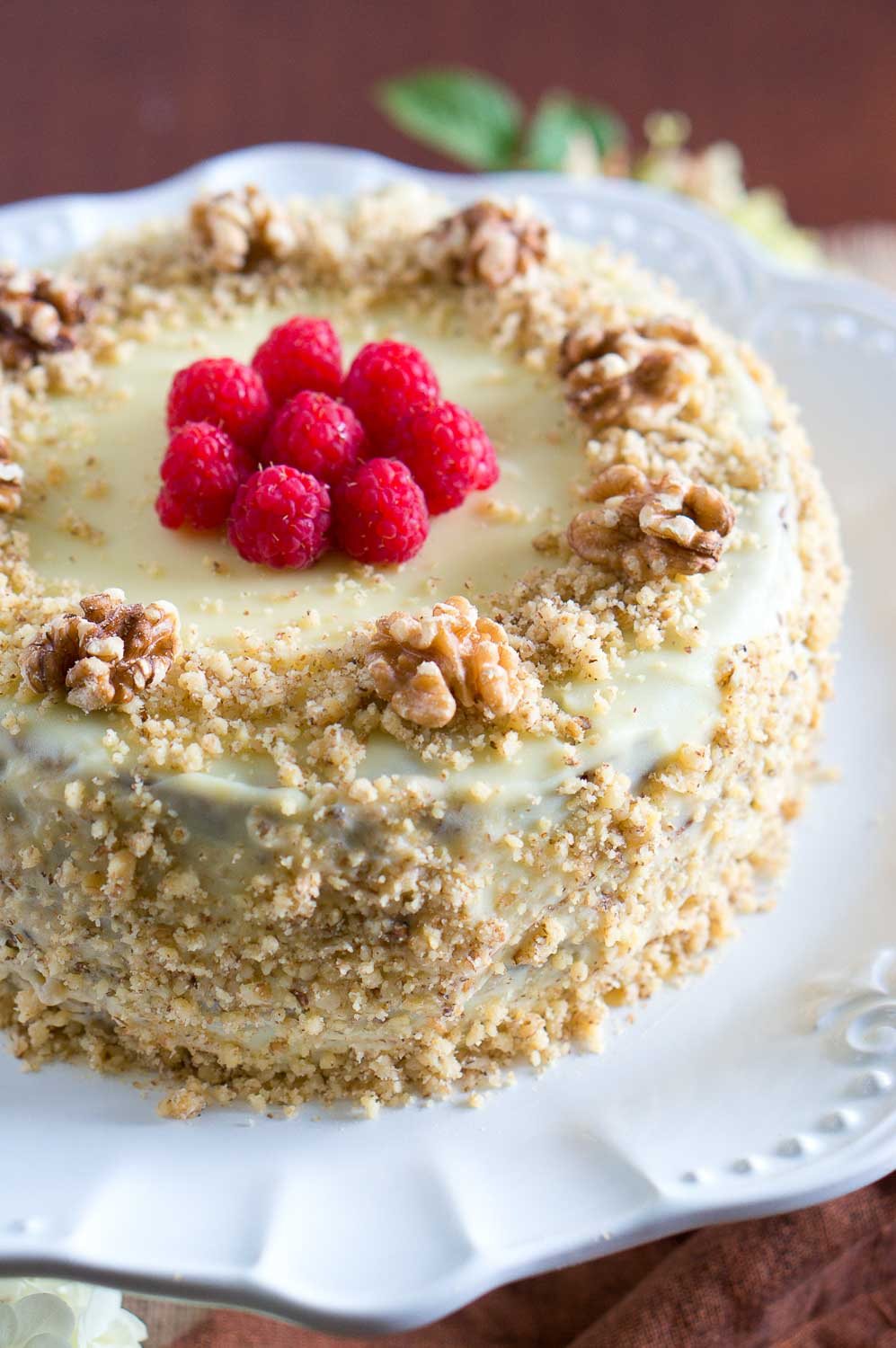 Flourless Walnut Chocolate Cake