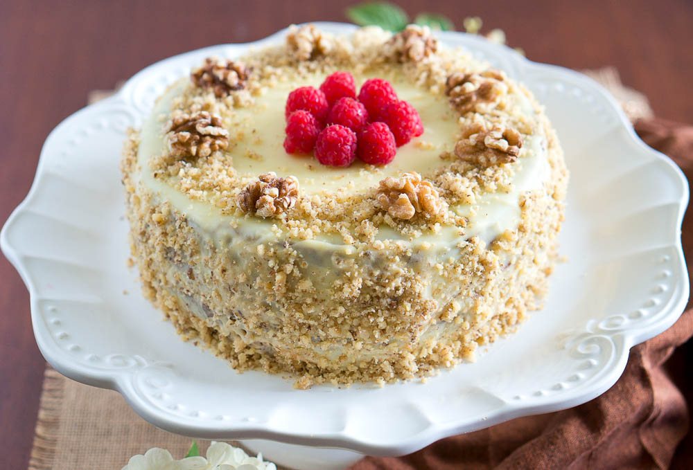 Flourless Walnut Chocolate Cake