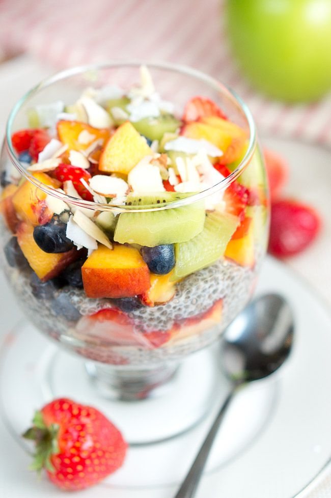 Fruit Chia Pudding Parfait