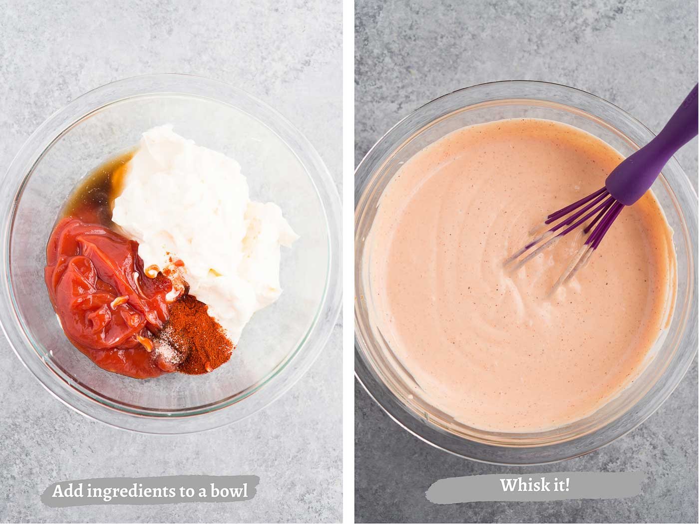 making fry dipping sauce