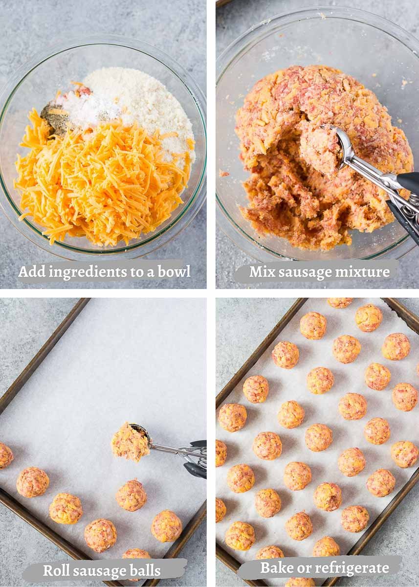 how to make sausage balls