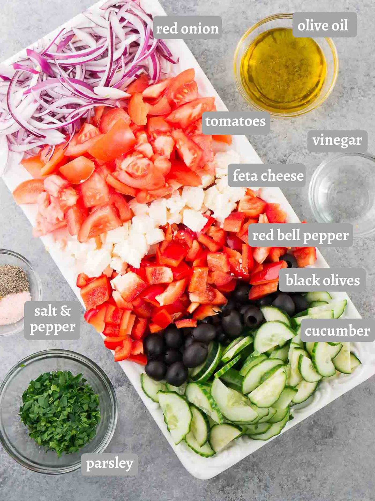 greek salad ingredients