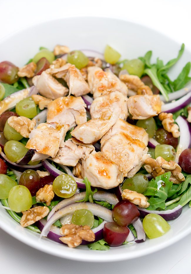 Grilled Chicken Arugula Salad