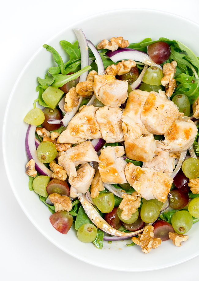 Grilled Chicken Arugula Salad