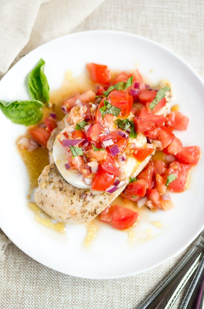 Grilled Chicken Caprese