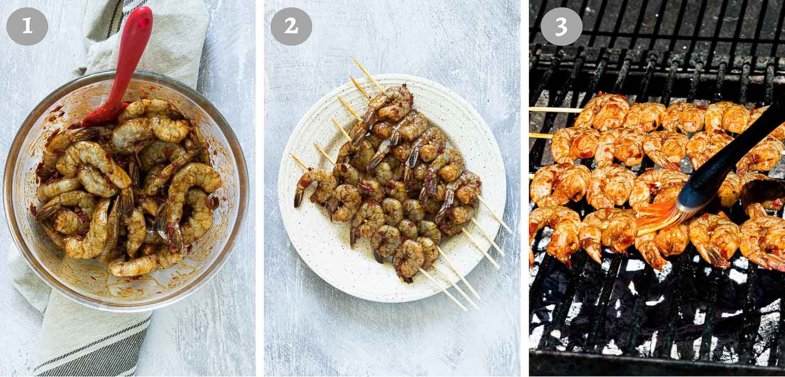 how to make grilled shrimp