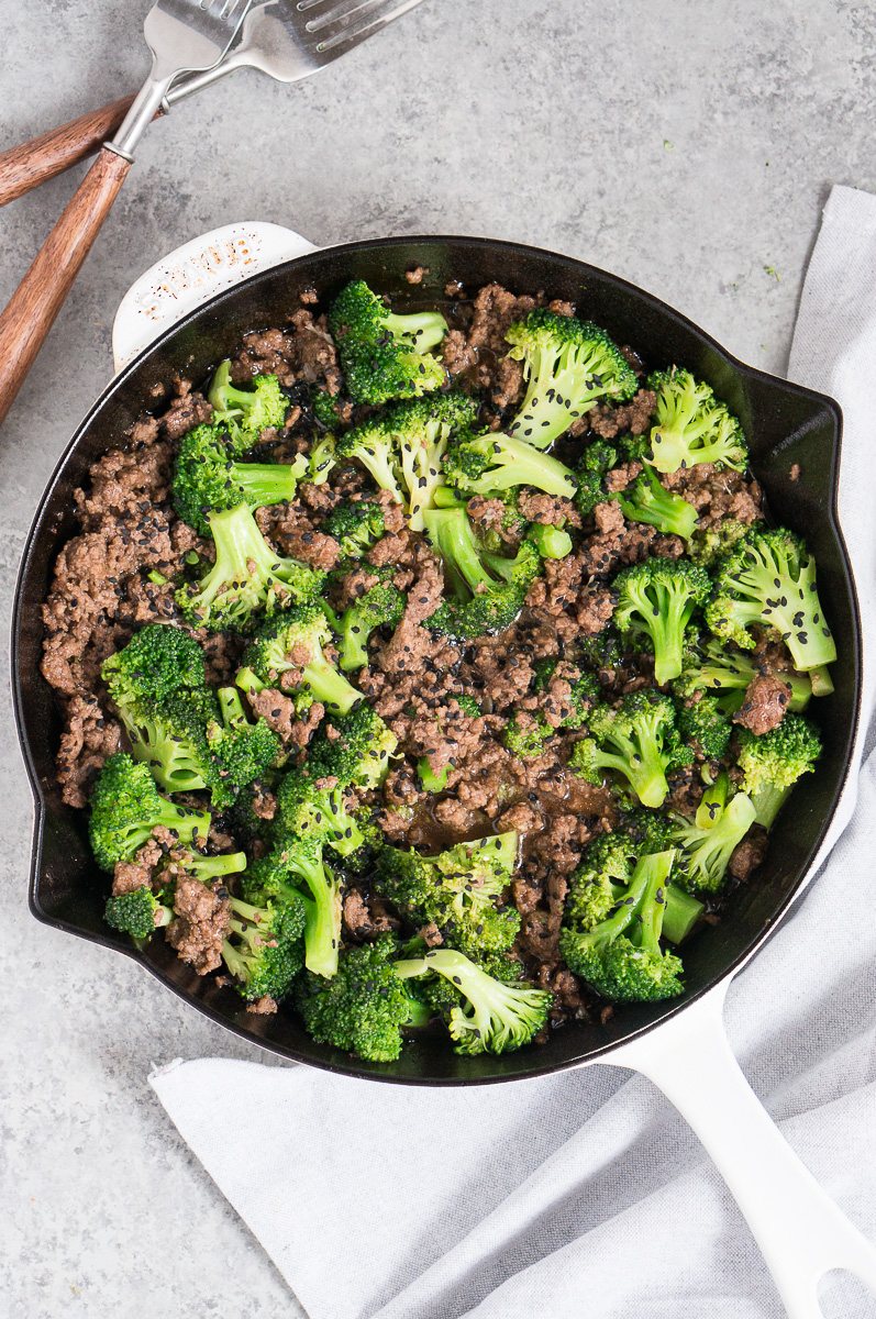 Ground Beef and Broccoli Stir Fry