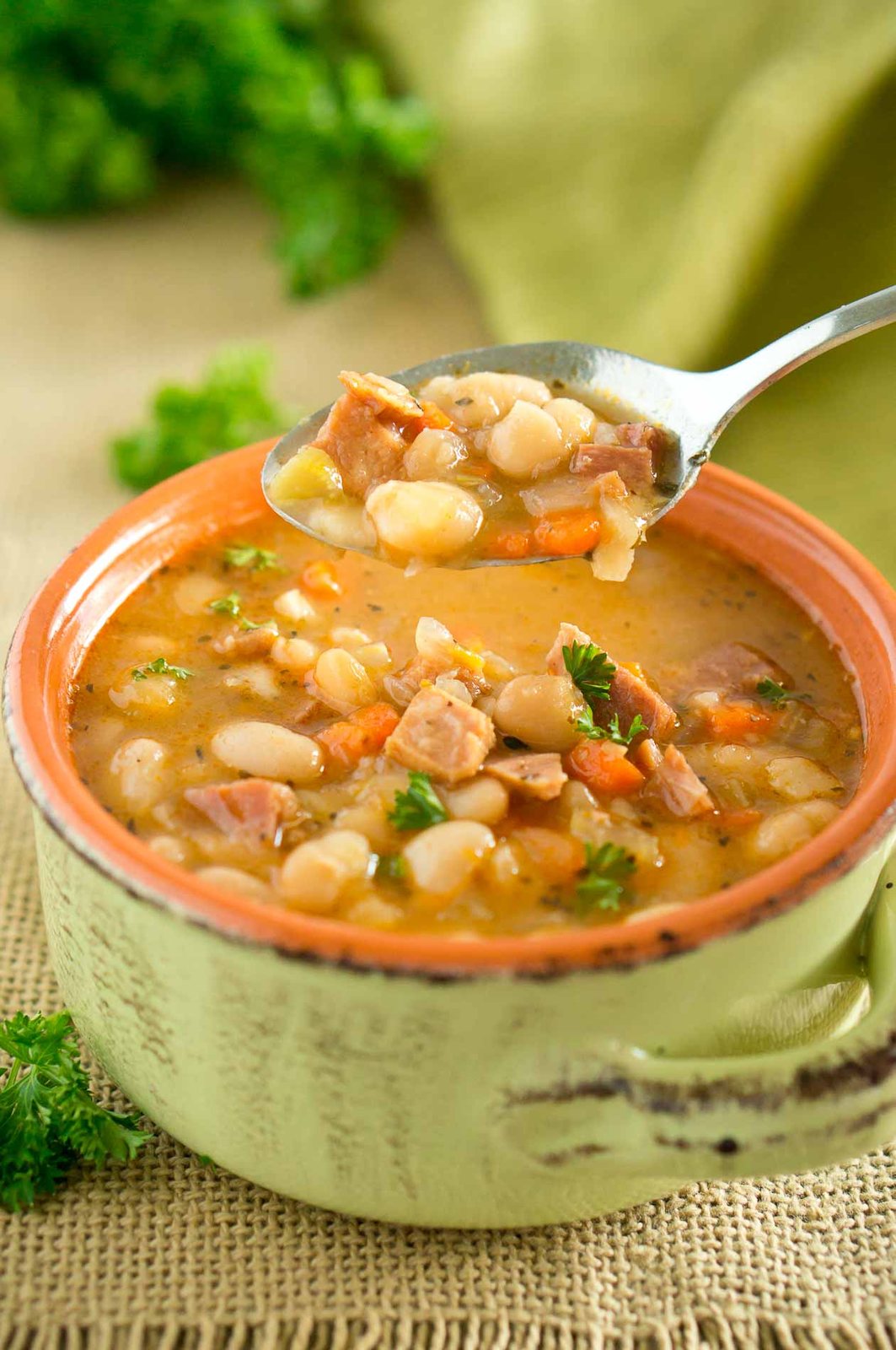 Instant Pot Ham White Bean Soup