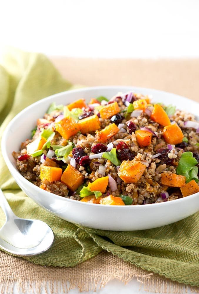 Harvest Butternut Squash Quinoa Salad