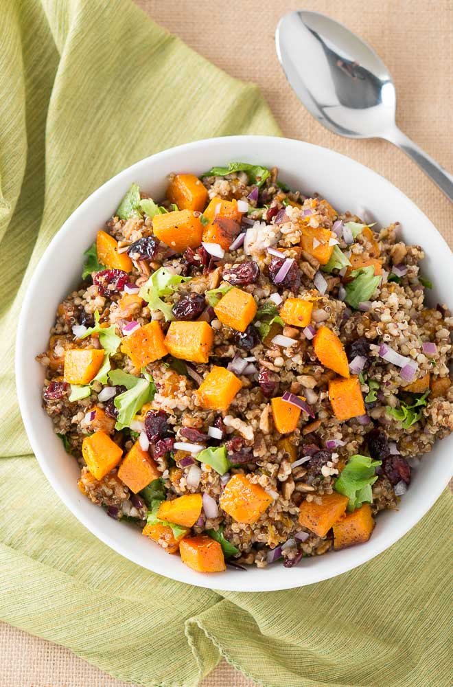Harvest Butternut Squash Quinoa Salad