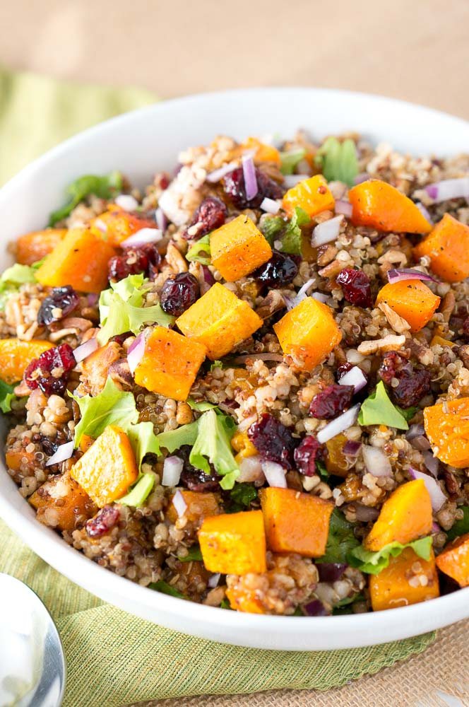 Harvest Butternut Squash Quinoa Salad