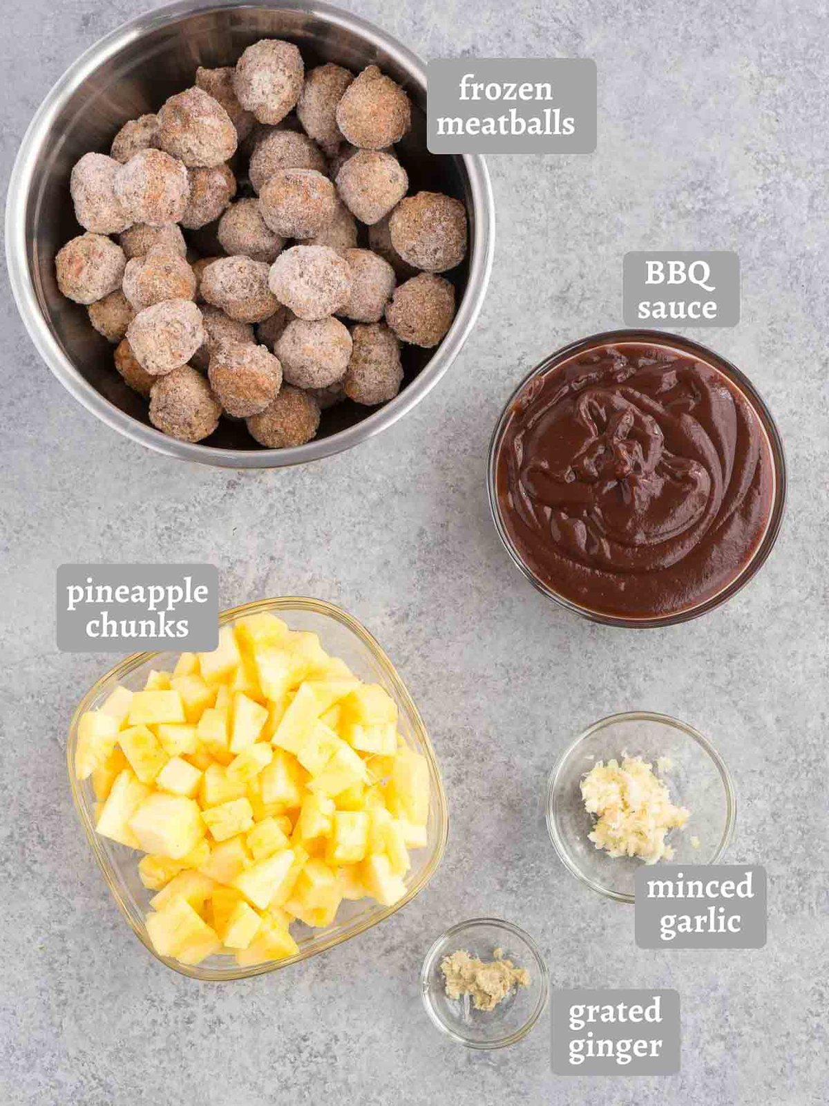 ingredients for hawaiian meatballs