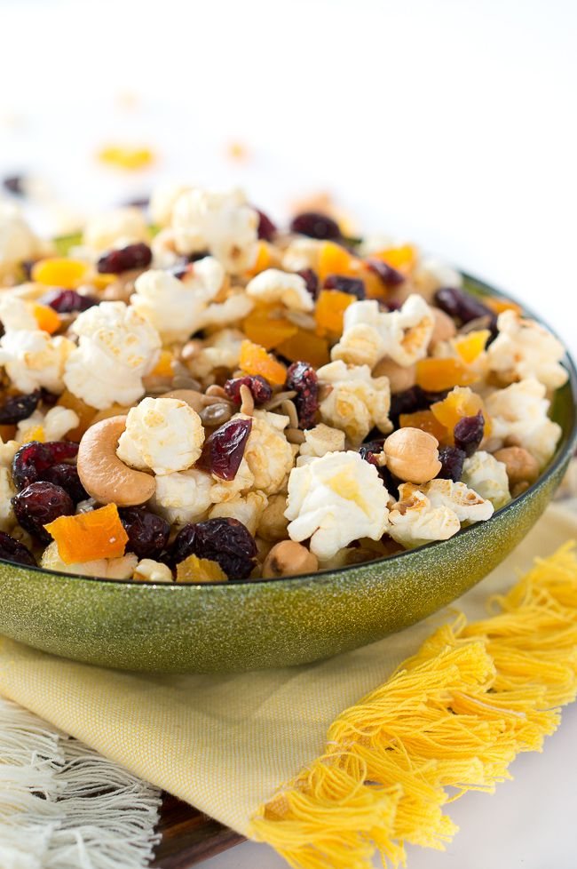 Healthy Popcorn Trail Mix