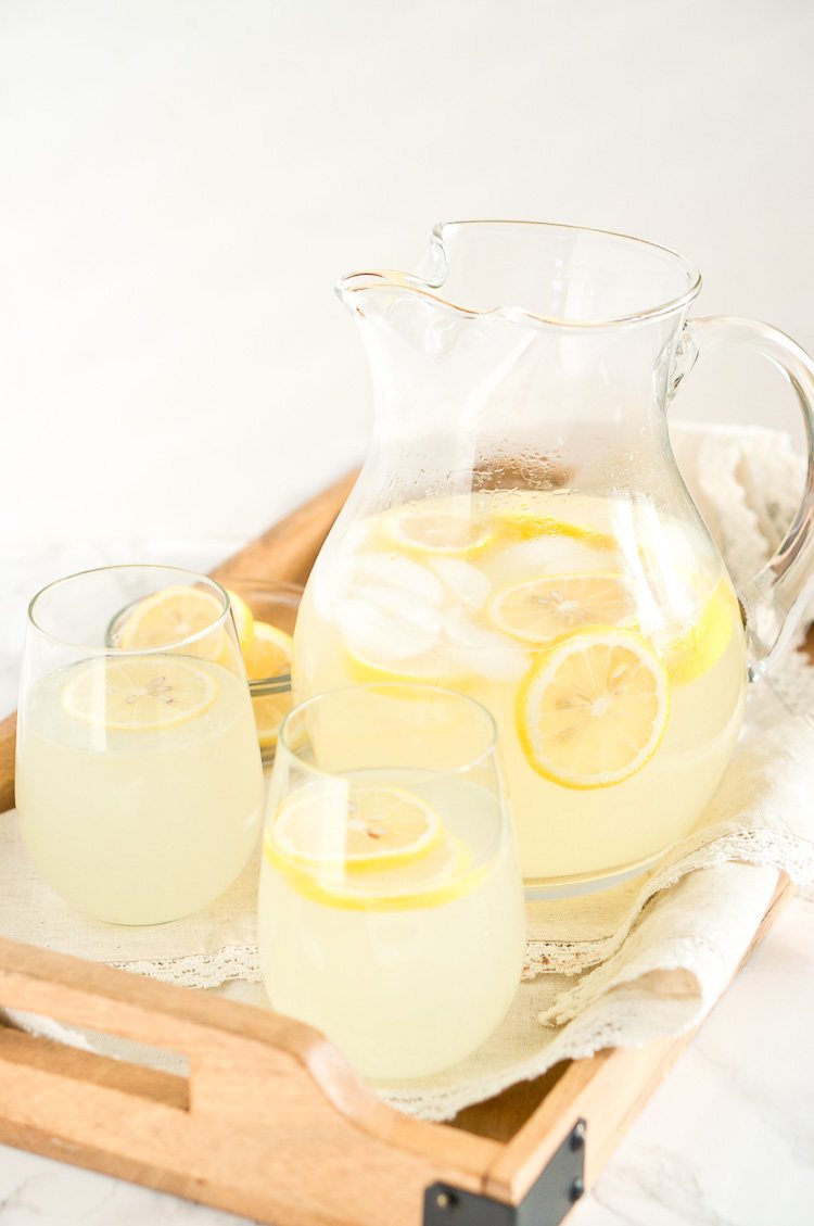 lemonade - with a pitcher and glasses