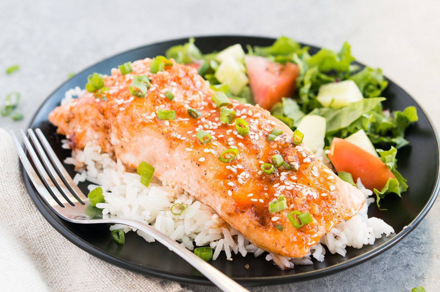 Honey Sriracha Salmon