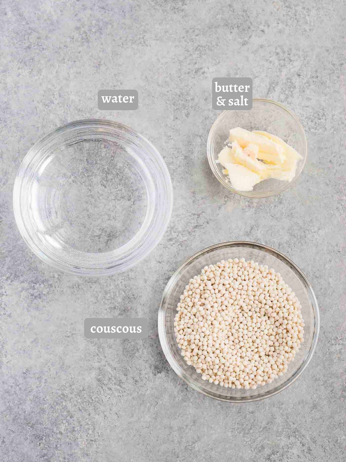 ingredients for making couscous