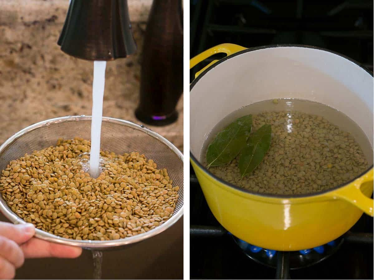 how to cook lentils - step by step instructions and shots