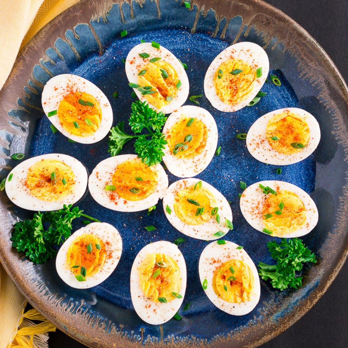 Step-by-step guide to making perfect hard boiled eggs on a plate