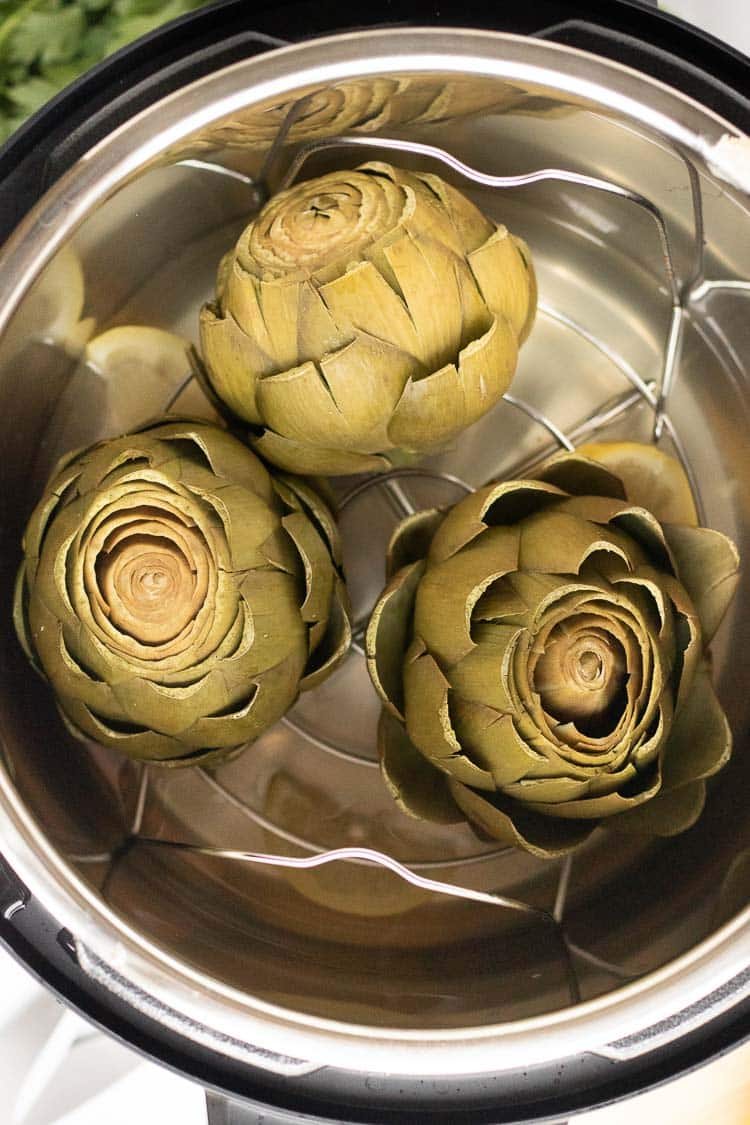 artichokes in the instant pot